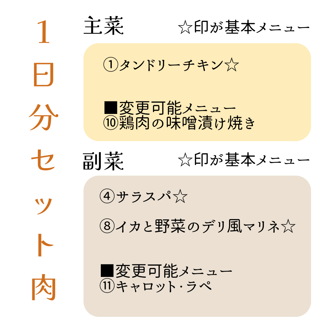 HW1(鶏).今日は何もしなくてもいい、ハッピーウィークデーセット【保育園会員様限定】